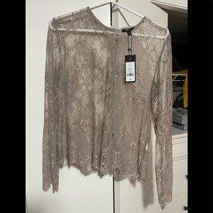 Dynamite Lace Top Size Large